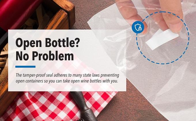 Пакет с вином с ручками для ресторанов, баров, путешествий и подарков для новогоднего дома 0