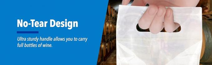Пакет с вином с ручками для ресторанов, баров, путешествий и подарков для новогоднего дома 1