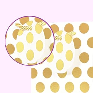 Металлическая фольга Полька-точки Винный подарочный пакет оптом Перерабатываемая бумажная винная сумка Подарочные пакеты, обертывание подарков для вечеринок 3