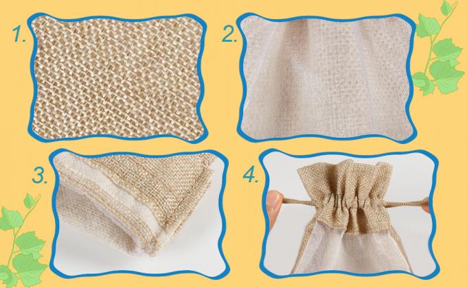 Hessian Drawstring Gift Bags