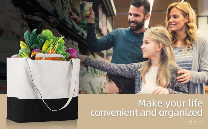 Торговые пакеты для продуктов питания из холста - Торговые пакеты для продуктов питания из холста с ручками - Торговые пакеты для продуктов питания из ткани - Торговые пакеты для многоразового использования 6