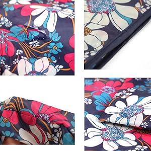 Застежка для ношения сумки Милые сумки для покупок Большие машиномымые прочные компактные сумки для продуктов питания 5