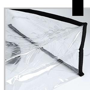 12 X 12 X 6 дюймов Прозрачные сумки для ногтей ПВХ Пластиковые сумки для ногтей с ручками Стадион одобрен Прозрачные сумки для ногтей для работы пляж 1