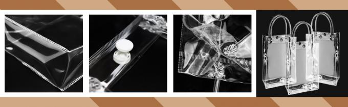 Подарочные сумки с ручкой, прозрачный PVC подарочный пакет с обертыванием, прозрачные сумки для дня святого Валентина, бутик, свадьба, день рождения 2