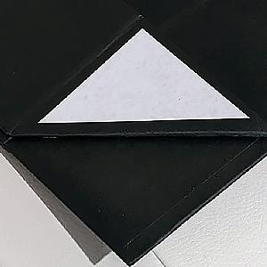 Специальное печать роскошные косметические магнитные формы вставка жесткий подарочный ящик с крышкой черный магнитный подарочный ящик для ювелирных изделий 5