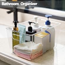 Чистые контейнеры для организации хранилищ, контейнеры для хранения с ручкой для кухни, холодильника, морозильника, шкафа 10