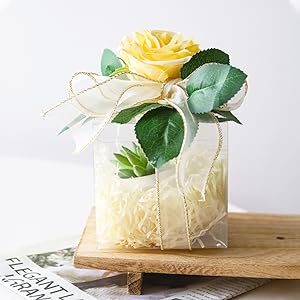 Прозрачные пластиковые коробки для свадьбы, дня рождения, пасхального праздника 2