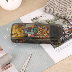 Двухэтажный карандаш ящик прозрачный пластиковый канцелярский ящик съемный линейка разделяющие расстояния многосетевой домашний утилита ящик 4