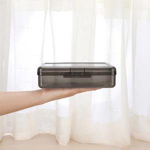 Многофункциональная полезная коробка для хранения - прозрачная пластиковая коробка для хранения карандашей большой вместимости 4