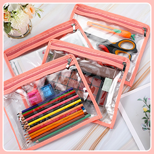 Застежка Сумочки карандаш Сумочки для макияжа ПВХ Сумочки для макияжа Конверты Папка Хранение Многоцелевой Сумочки Документный файл Организовать 1