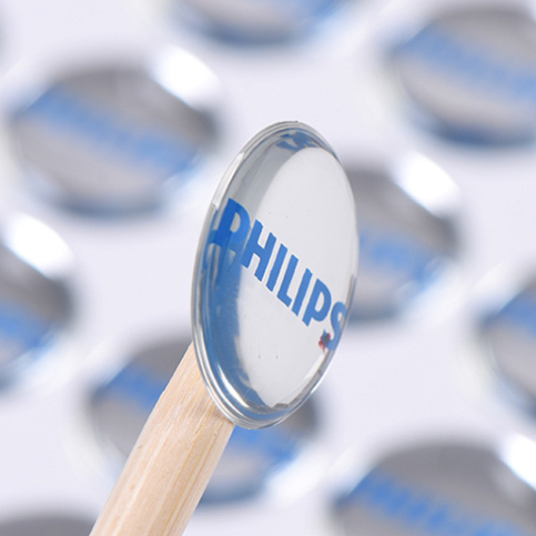 Эпоксидная смола Прозрачная купольная наклейка 3d Печать эпоксидной смолы Этикетки круглые 3d Прозрачные значки Буквы холодильника Логотипные наклейки смола 1