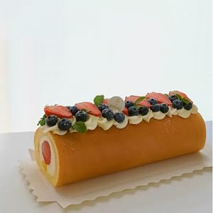 Прозрачные коробки-конверты для рулетных тортов с ручкой и подложками, прозрачные пластиковые подарочные коробки, удобные контейнеры для выпечки для пекарни, Рождества, свадьбы, размер: 11 дюймов x 4,3 дюйма x 4 дюйма 4