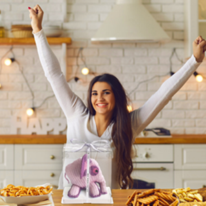 Прозрачная коробка для торта с лентой, коробки для упаковки высоких тортов из 2 слоев 8x8x9 дюймов, контейнер для транспортировки тортов из ПЭТ, прозрачные подарочные коробки с крышкой для вечеринки по случаю дня рождения 3